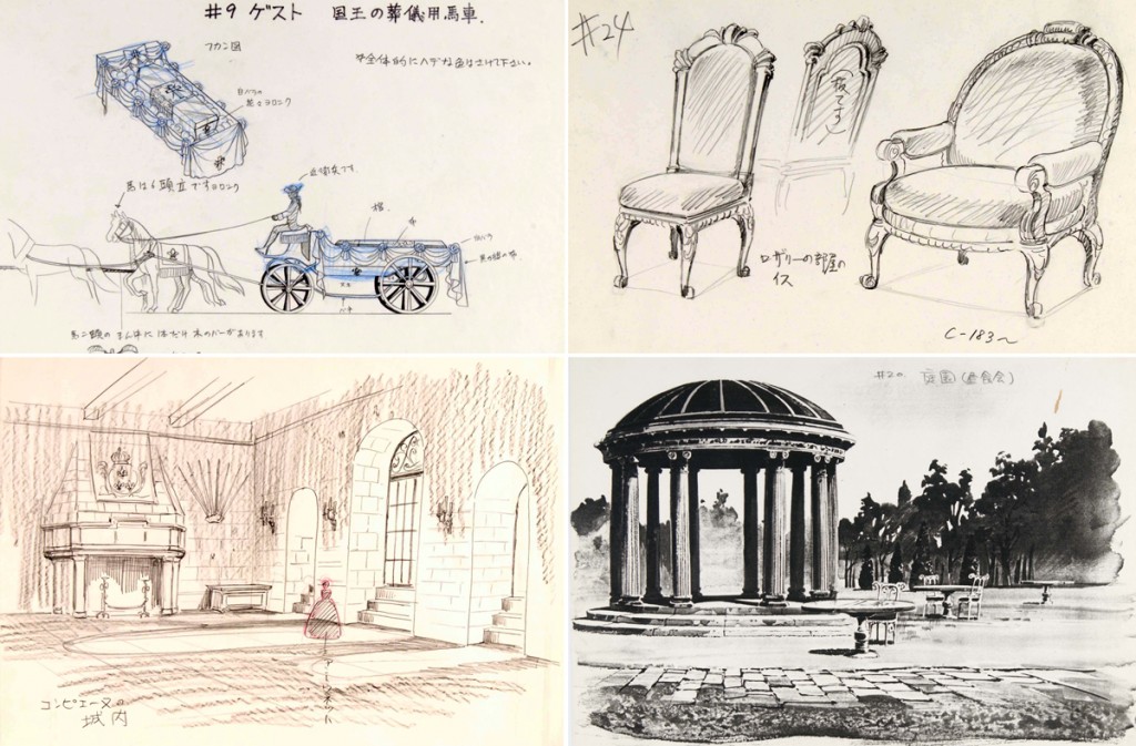04 Lady Oscar dessins préparatoires