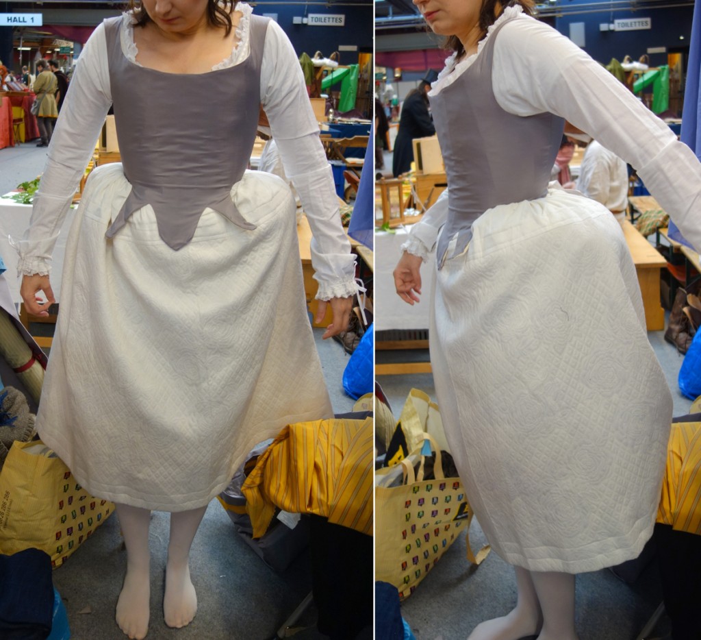 Habillage 18th _ 3 petticoat